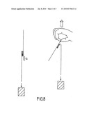 METHOD FOR CUTTING OUT DISCRETE FASTENING ELEMENTS AND APPLYING THESE TO AN ABSORBENT ARTICLE, AND THE ABSORBENT ARTICLE diagram and image