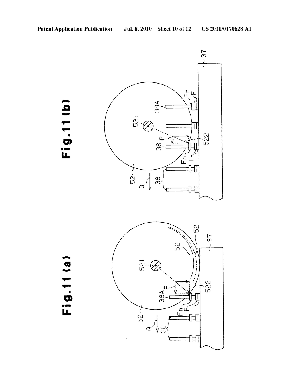 FIBER BUNDLE ARRANGING DEVICE AND FIBER BUNDLE ARRANGING METHOD - diagram, schematic, and image 11