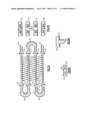 PARALLEL FLOW HEAT EXCHANGER WITH CONNECTORS diagram and image