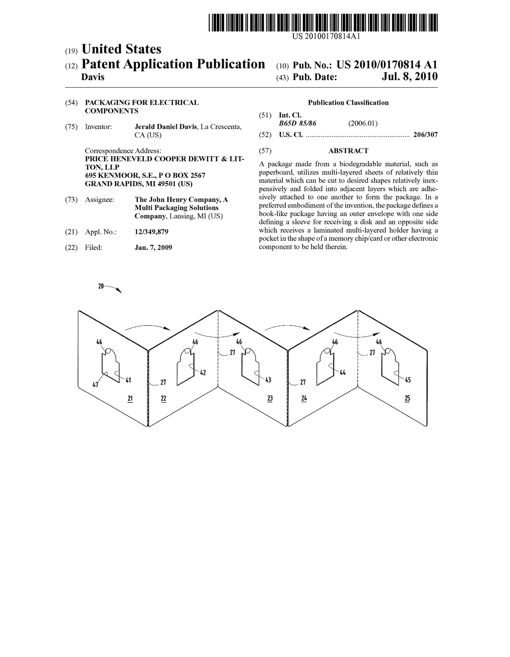 PACKAGING FOR ELECTRICAL COMPONENTS - diagram, schematic, and image 01