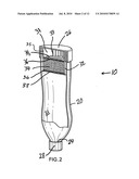 Water bottle with filter diagram and image