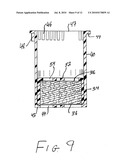 Water bottle with filter diagram and image