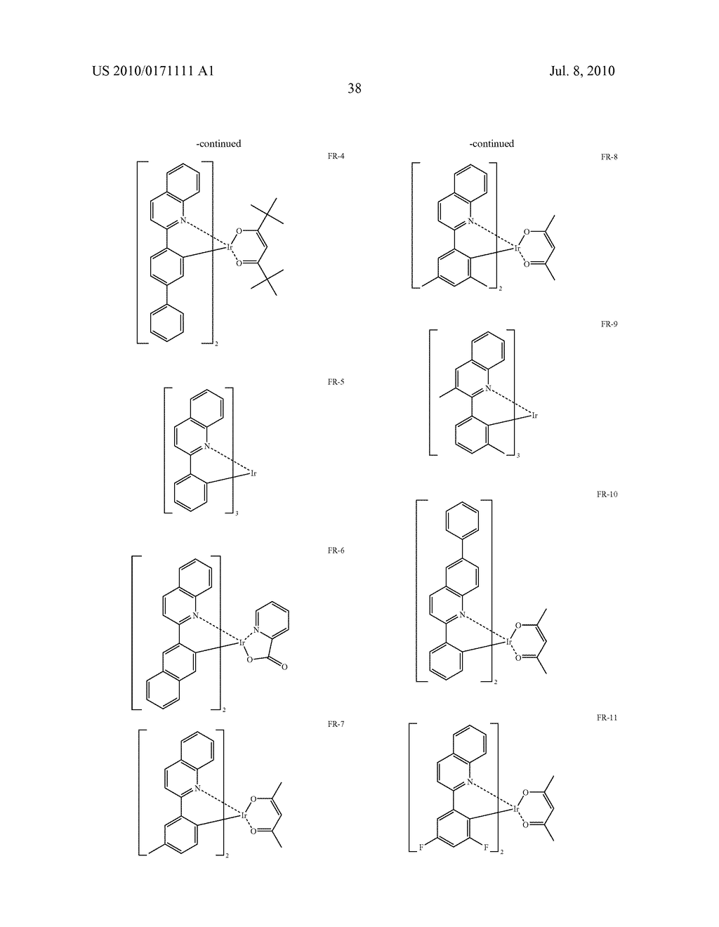 ORGANIC ELECTROLUMINESCENT DEVICE - diagram, schematic, and image 40