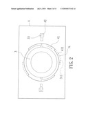 Embedding type solder point-free combination structure of LED beads with substrate or lamp body diagram and image