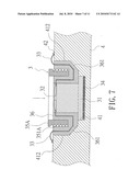 Embedding type solder point-free combination structure of LED beads with substrate or lamp body diagram and image