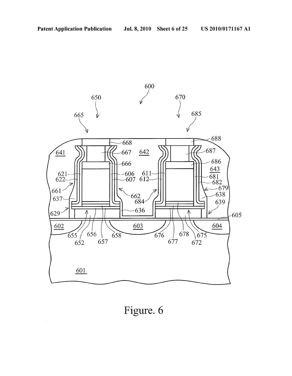 Gated Semiconductor Device and Method of Fabricating Same - diagram, schematic, and image 07
