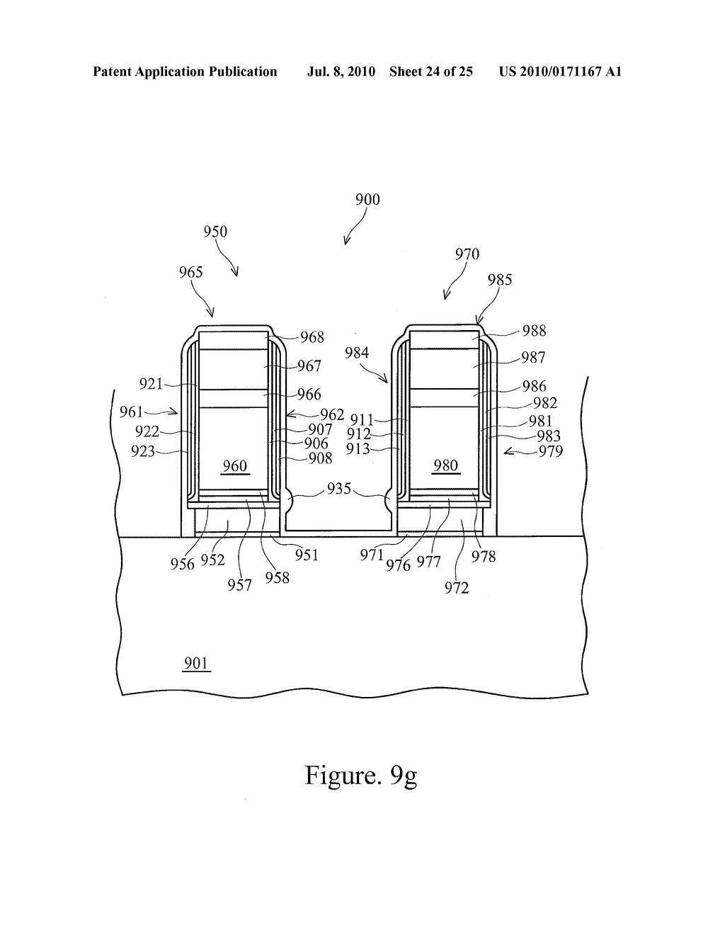 Gated Semiconductor Device and Method of Fabricating Same - diagram, schematic, and image 25