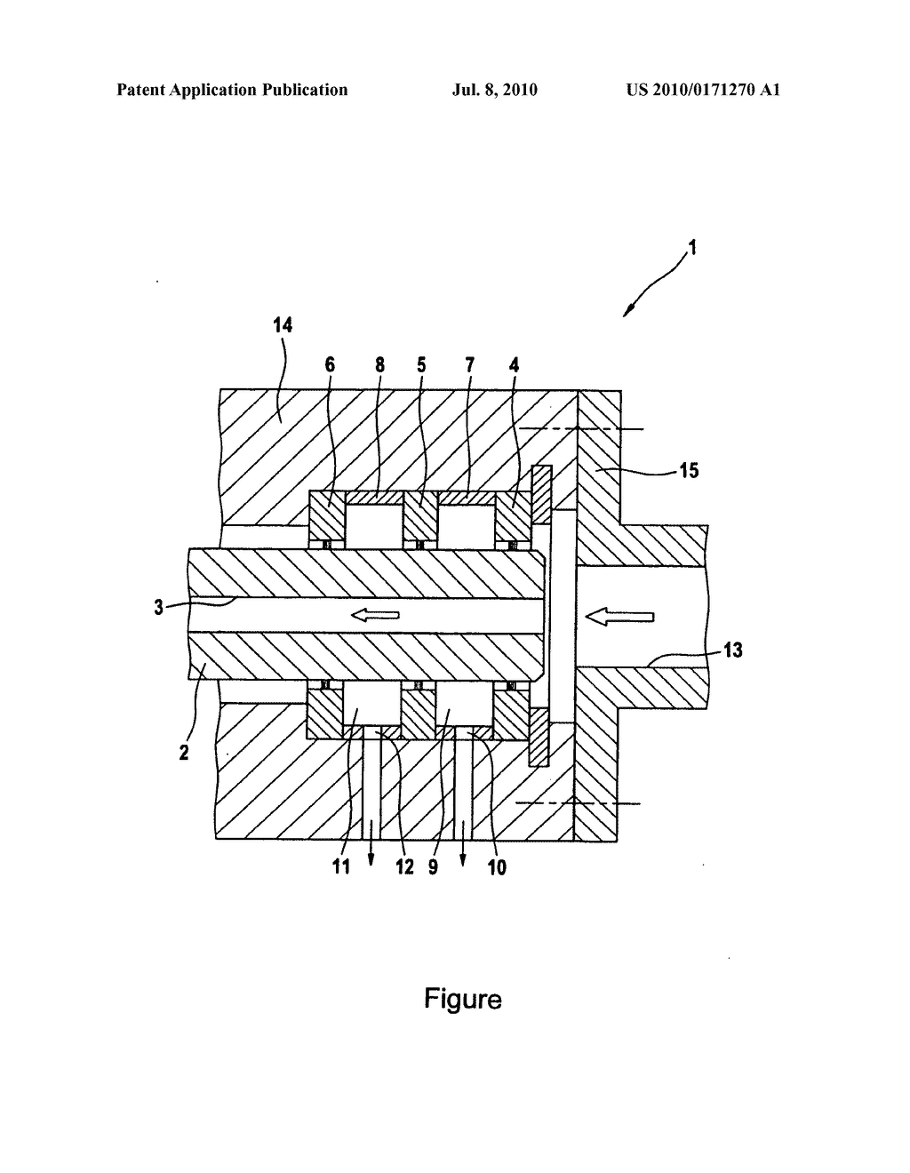 Sealing Device for a Cooling Agent Supply on a Rotating Spindle and Machine Tool Comprising Such a Sealing Device - diagram, schematic, and image 02