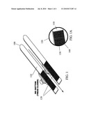 Ski brake diagram and image