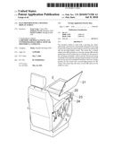 SEAT PROVIDED WITH A PIVOTING DISPLAY SCREEN diagram and image