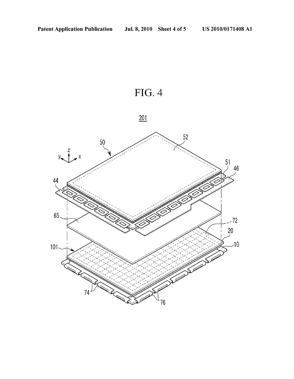 LIGHT EMITTING DEVICE AND DISPLAY DEVICE USING THE SAME - diagram, schematic, and image 05