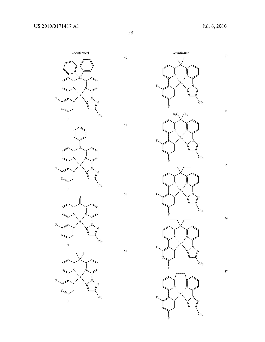 CHARGE TRANSPORT MATERIAL AND ORGANIC ELECTROLUMINESCENCE DEVICE - diagram, schematic, and image 60