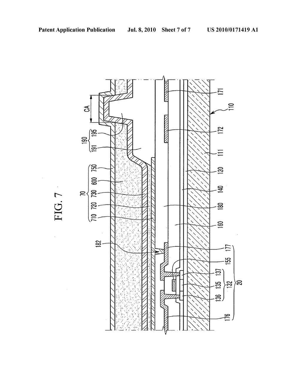 Organic light emitting diode display and method of manufacturing the same - diagram, schematic, and image 08