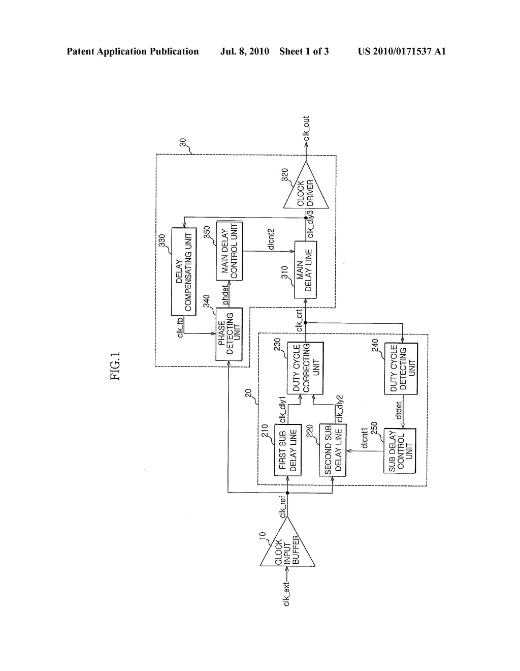 DLL CIRCUIT AND METHOD OF CONTROLLING THE SAME - diagram, schematic, and image 02