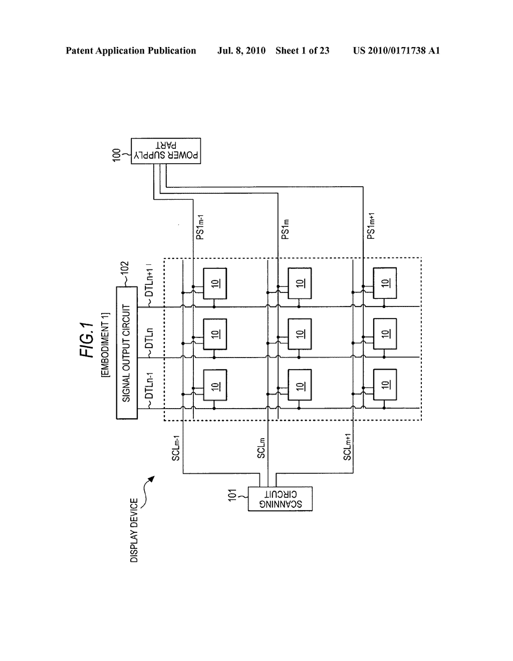 Driving method of organic electroluminescence emission part - diagram, schematic, and image 02