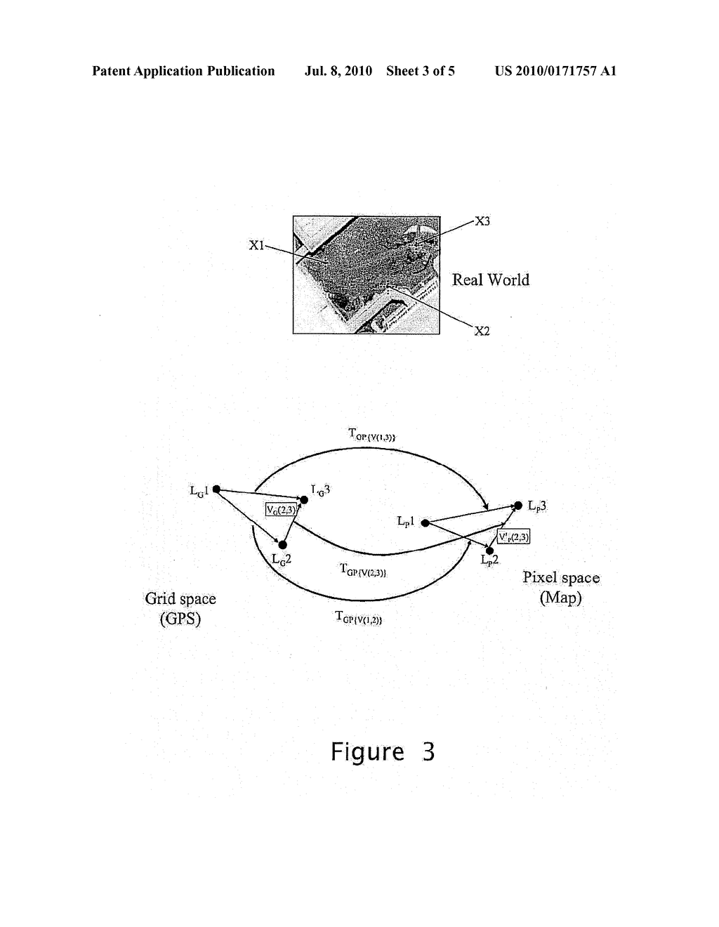 REFERENCING A MAP TO THE COORDINATE SPACE OF A POSITIONING SYSTEM - diagram, schematic, and image 04