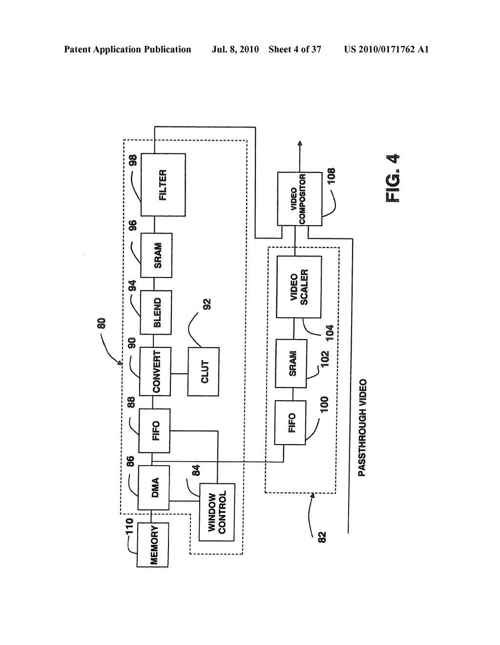 GRAPHICS DISPLAY SYSTEM WITH ANTI-FLUTTER FILTERING AND VERTICAL SCALING FEATURE - diagram, schematic, and image 05