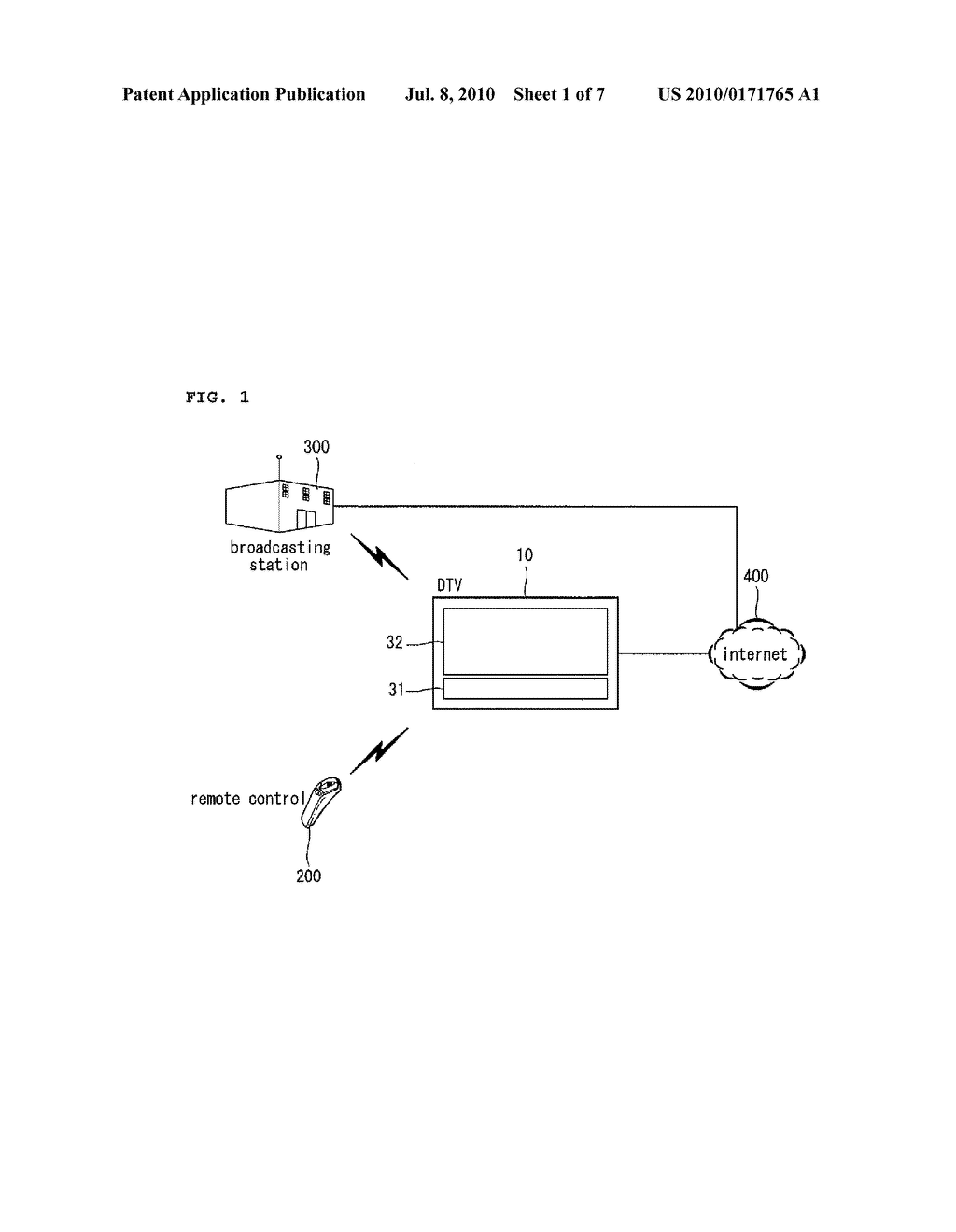 DIGITAL TELEVISION AND METHOD OF DISPLAYING CONTENTS USING THE SAME - diagram, schematic, and image 02