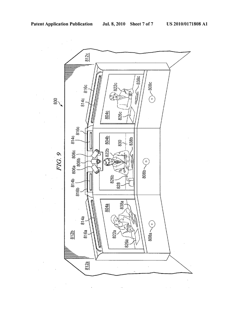 System and Method for Enhancing Eye Gaze in a Telepresence System - diagram, schematic, and image 08