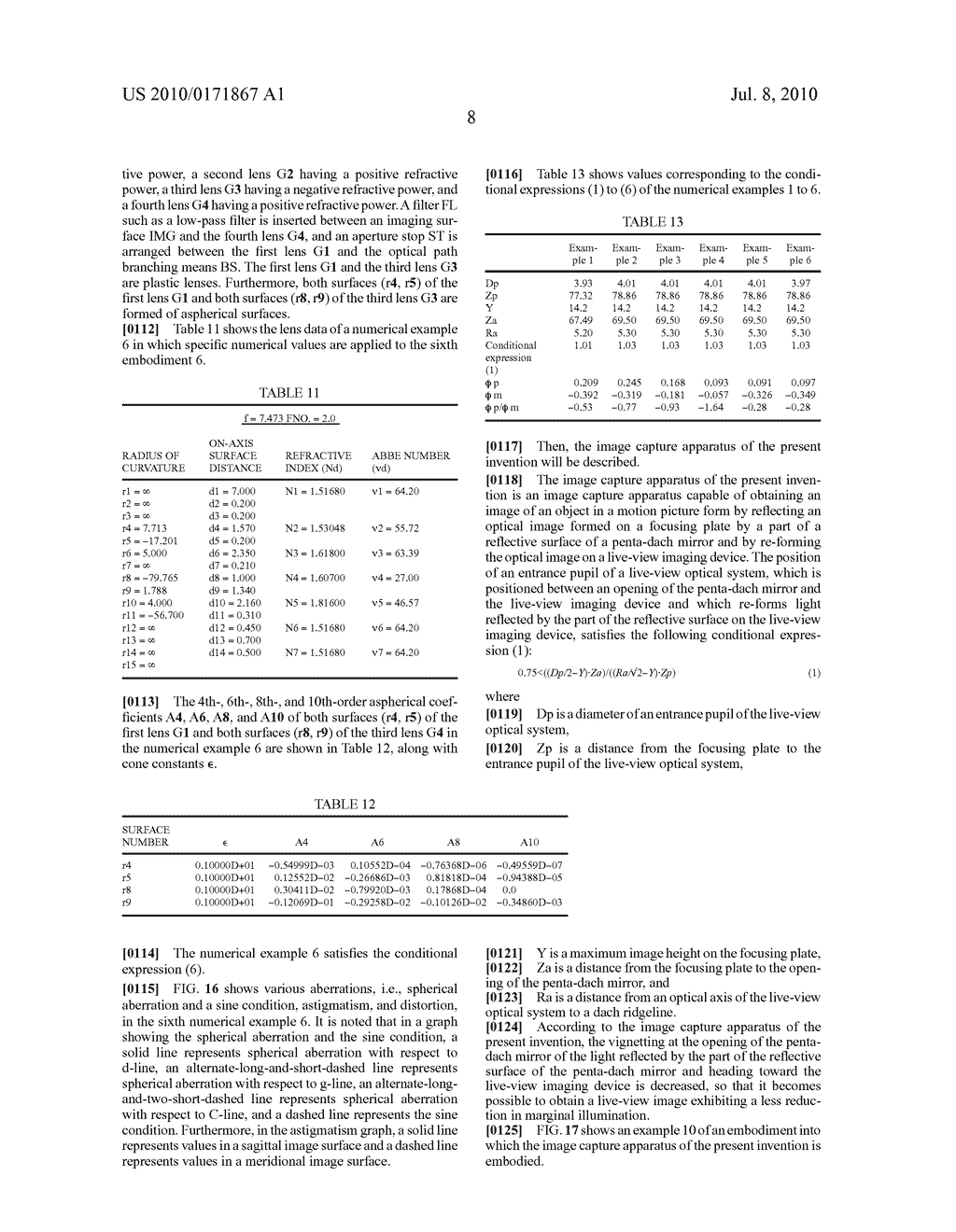 Live-View Optical System and Image Capture Apparatus - diagram, schematic, and image 17