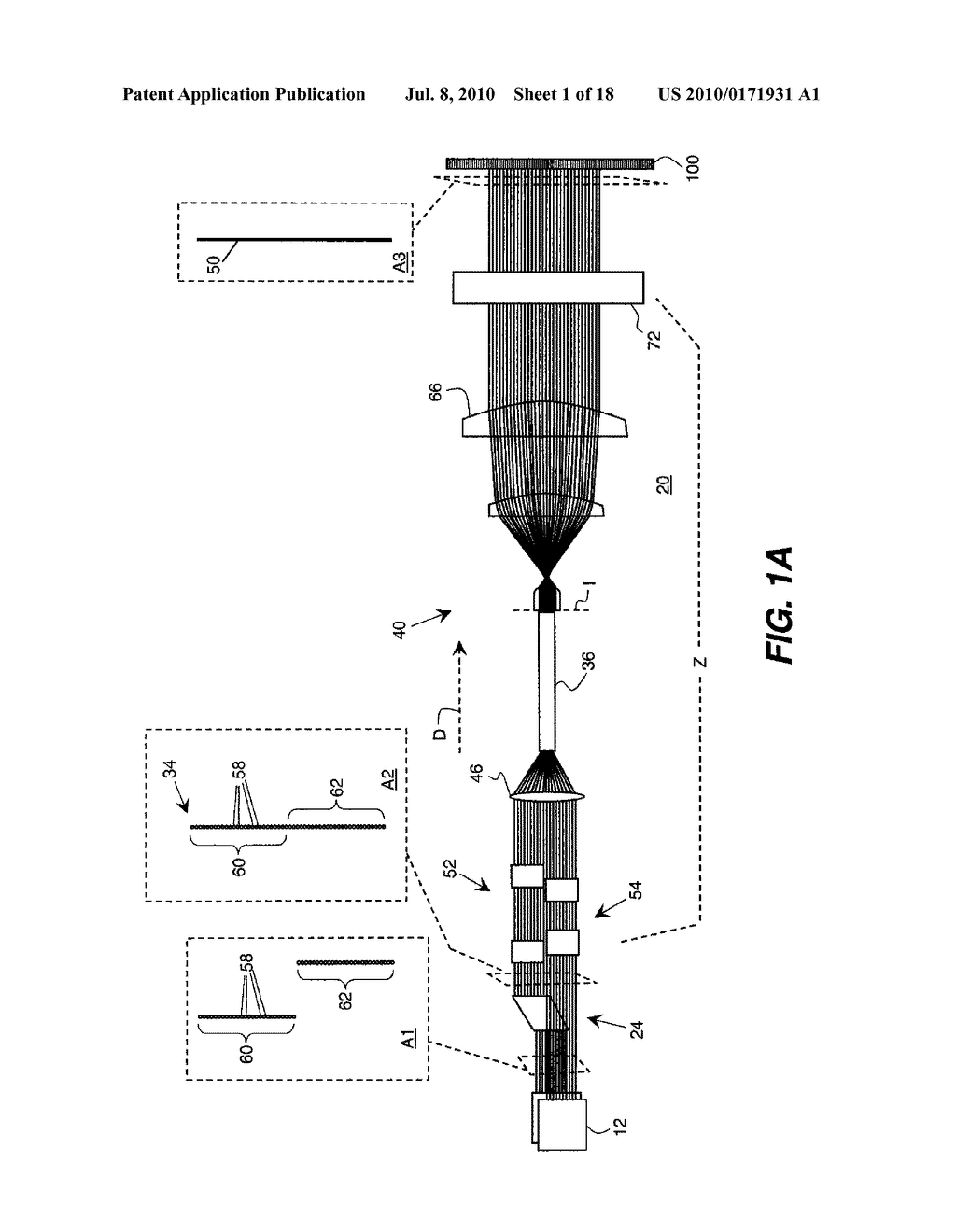 LINE ILLUMINATION APPARATUS USING LASER ARRAYS - diagram, schematic, and image 02