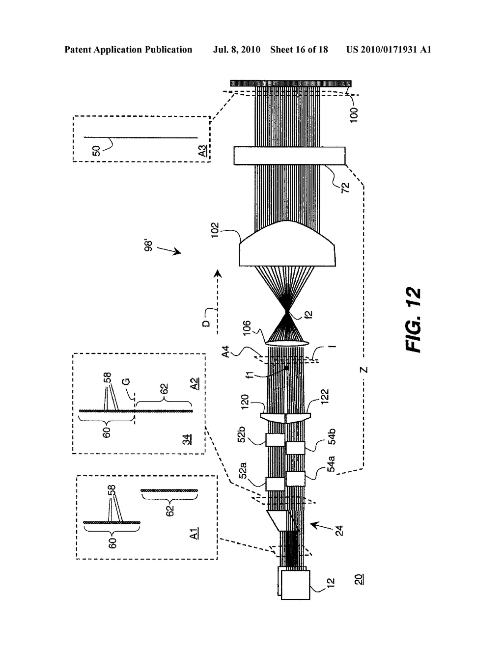 LINE ILLUMINATION APPARATUS USING LASER ARRAYS - diagram, schematic, and image 17