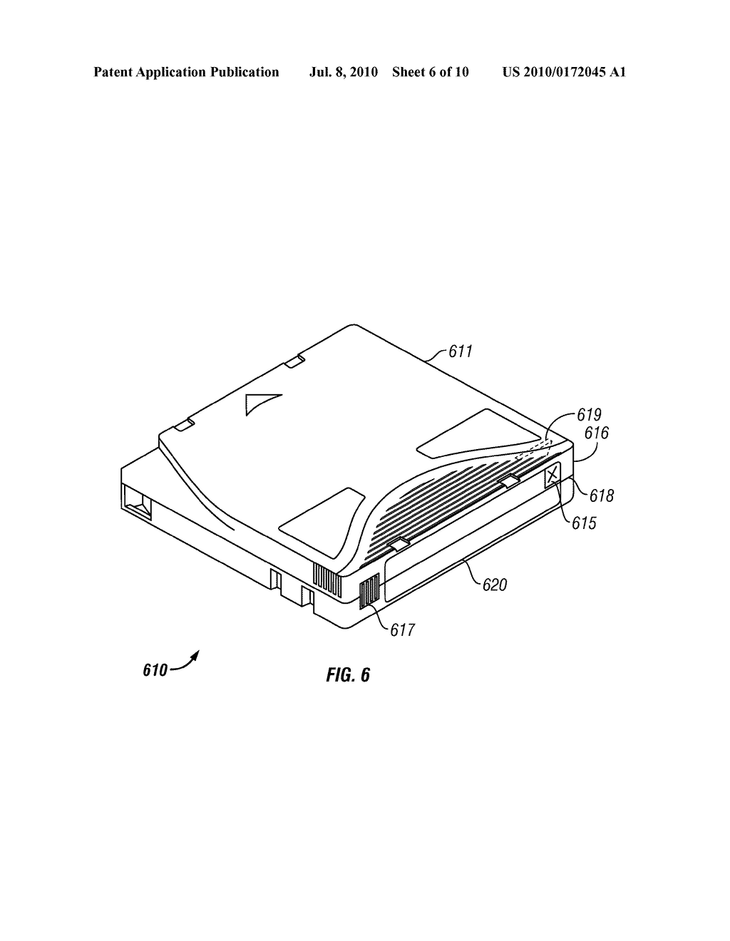 CALIBRATION OF AN AUTOMATED DATA STORAGE LIBRARY WITH A CARTRIDGE-LIKE ELEMENT - diagram, schematic, and image 07