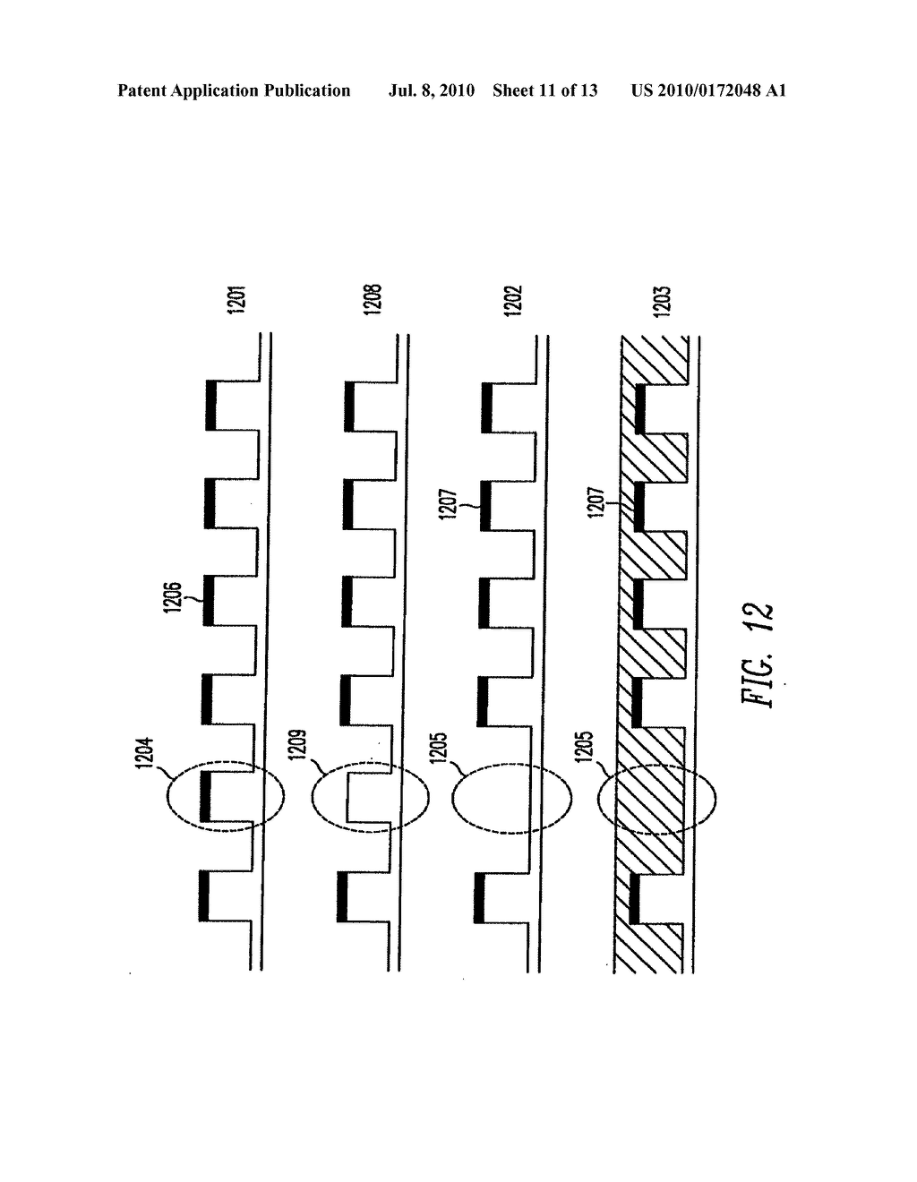 Servo patterns for patterned media - diagram, schematic, and image 12