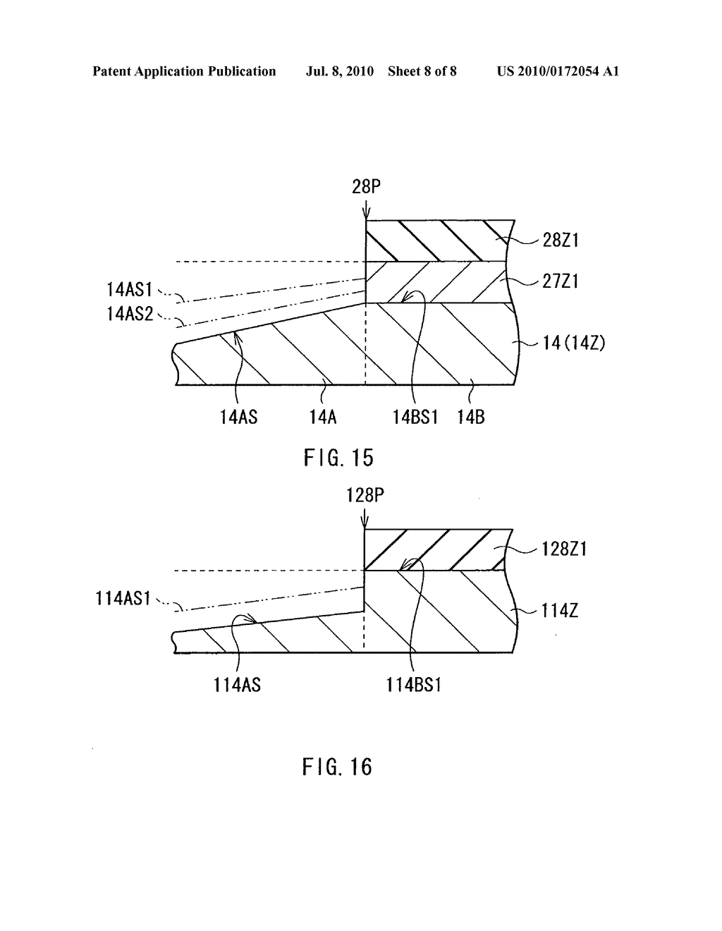 Perpendicular magnetic write head, method of manufacturing the same and method of forming magnetic layer pattern - diagram, schematic, and image 09