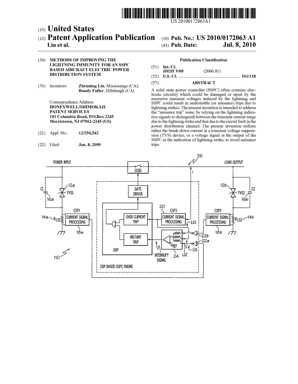 METHODS OF IMPROVING THE LIGHTNING IMMUNITY FOR AN SSPC BASED AIRCRAFT ELECTRIC POWER DISTRIBUTION SYSTEM - diagram, schematic, and image 01