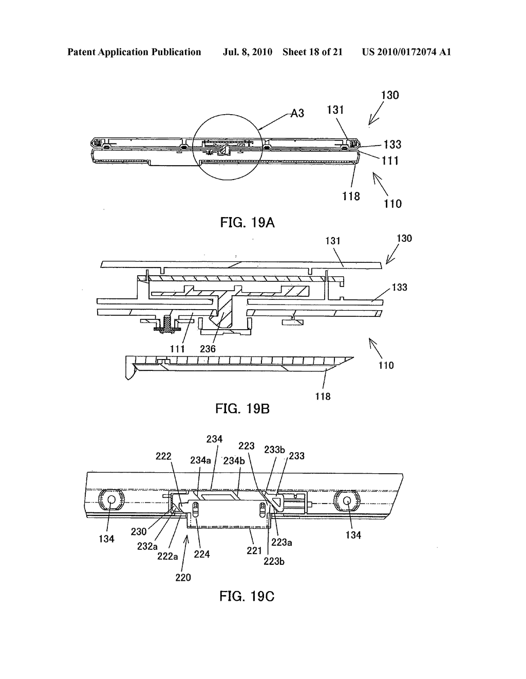 Electronic apparatus having lock unit - diagram, schematic, and image 19