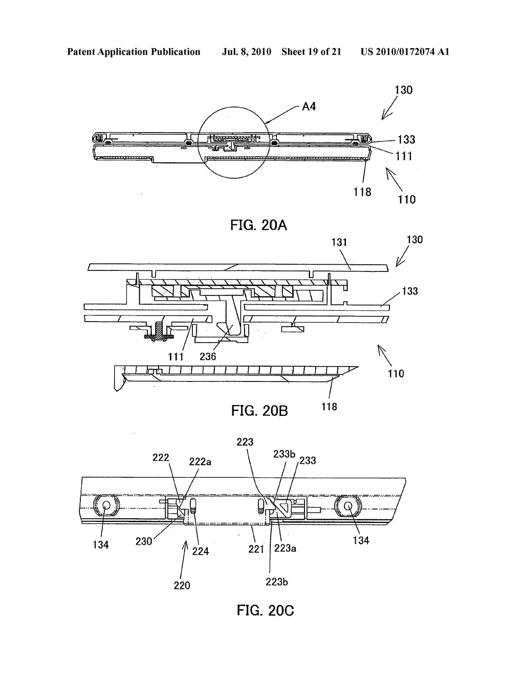 Electronic apparatus having lock unit - diagram, schematic, and image 20