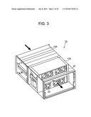 Cooling structure for rackmount-type control device and rack-type storage control device diagram and image