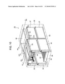 Cooling structure for rackmount-type control device and rack-type storage control device diagram and image