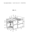 Cooling structure for rackmount-type control device and rack-type storage control device diagram and image