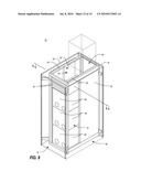 ELECTRONIC EQUIPMENT ENCLOSURE WITH SIDE-TO-SIDE AIRFLOW CONTROL SYSTEM diagram and image