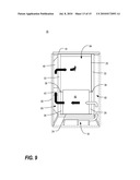 ELECTRONIC EQUIPMENT ENCLOSURE WITH SIDE-TO-SIDE AIRFLOW CONTROL SYSTEM diagram and image