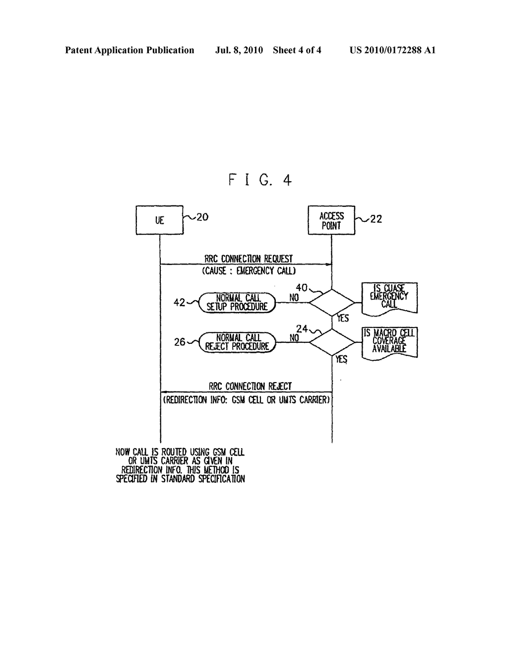 METHOD AND APPARATUS FOR REDIRECTING MOBILE COMMUNICATIONS - diagram, schematic, and image 05