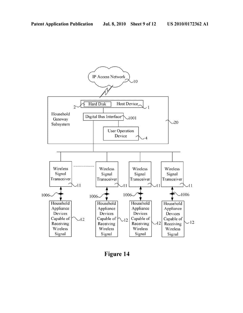 HOUSEHOLD GATEWAY SUBSYSTEM AND DIGITAL HOUSEHOLD SYSTEM BASED ON BUS - diagram, schematic, and image 10