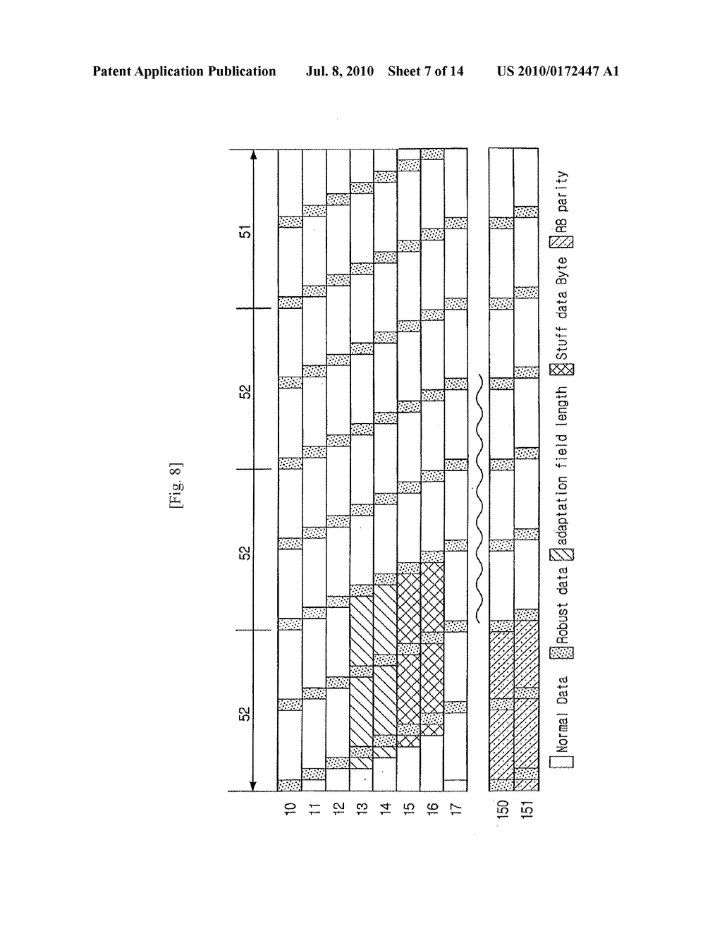 DIGITAL BROADCASTING TRANSMISSION/RECEPTION DEVICES CAPABLE OF IMPROVING A RECEIVING PERFORMANCE AND SIGNAL PROCESSING METHOD THEREOF - diagram, schematic, and image 08