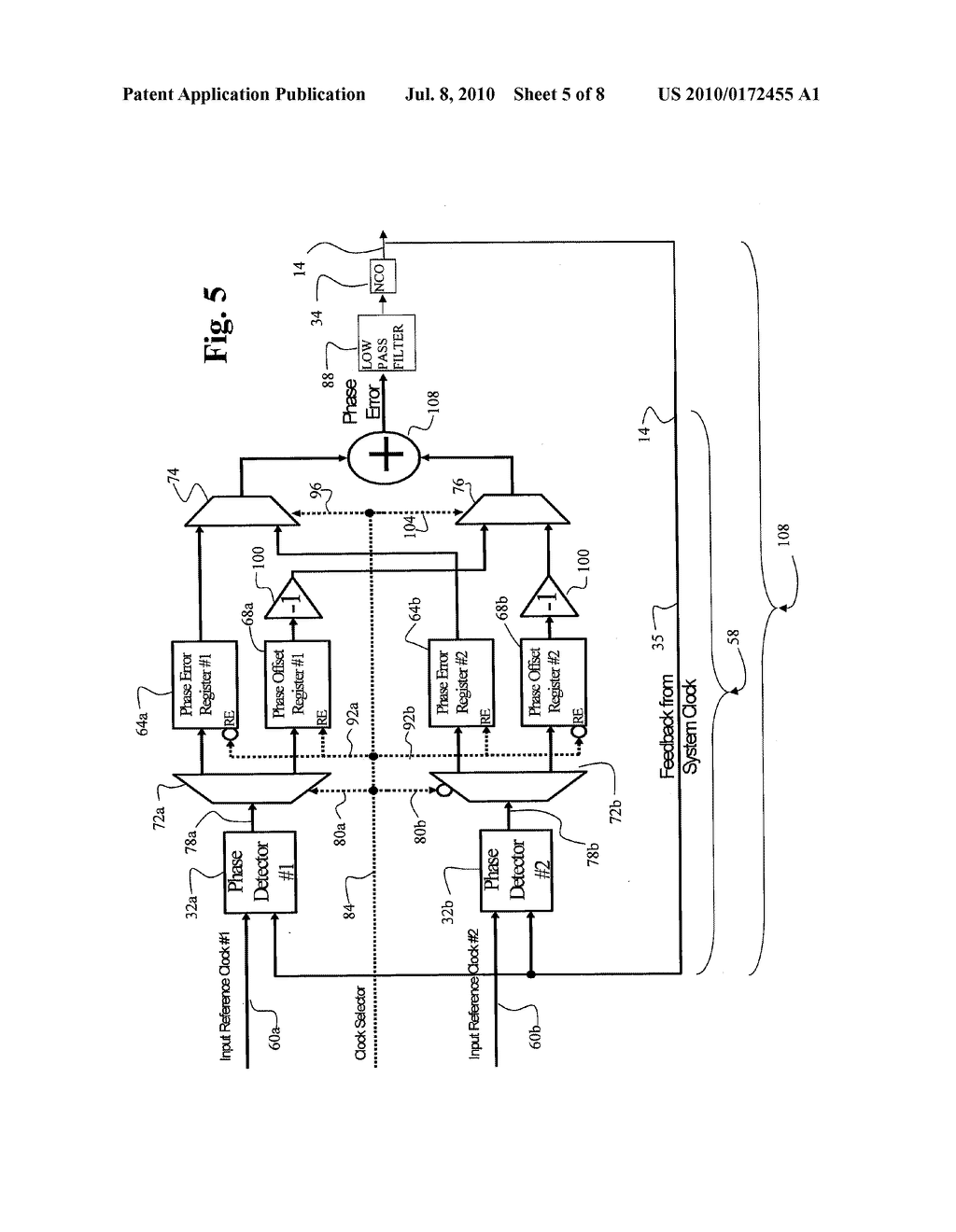 METHOD AND SYSTEM FOR SWITCHING BETWEEN TWO (OR MORE) REFERENCE SIGNALS FOR CLOCK SYNCHRONIZATION - diagram, schematic, and image 06