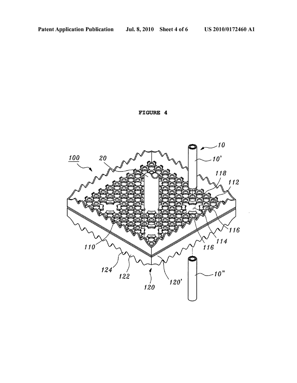 PERFORATED PLATE SUPPORT FOR DUAL-COOLED SEGMENTED FUEL ROD - diagram, schematic, and image 05