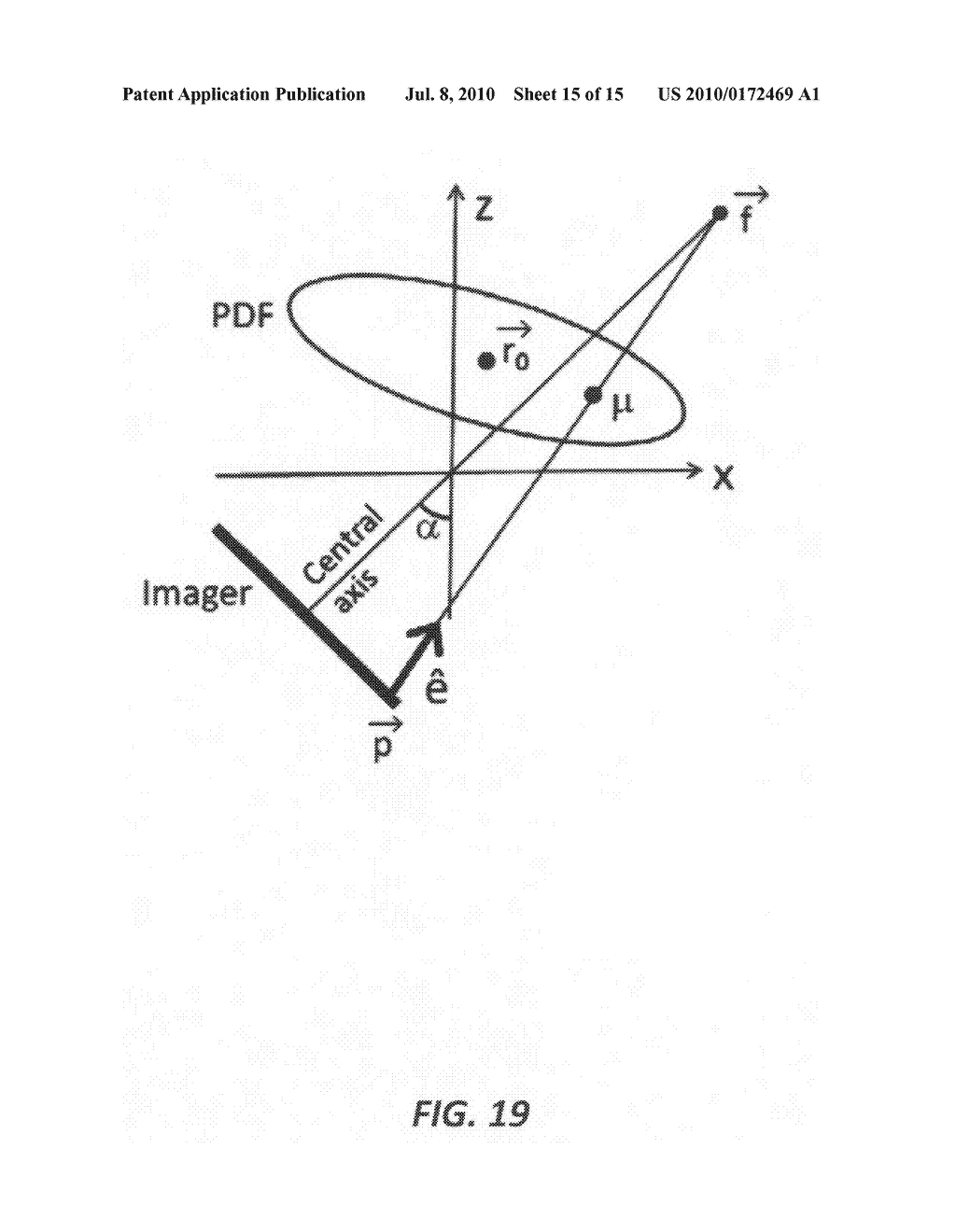 Method to estimate position, motion and trajectory of a target with a single x-ray imager - diagram, schematic, and image 16