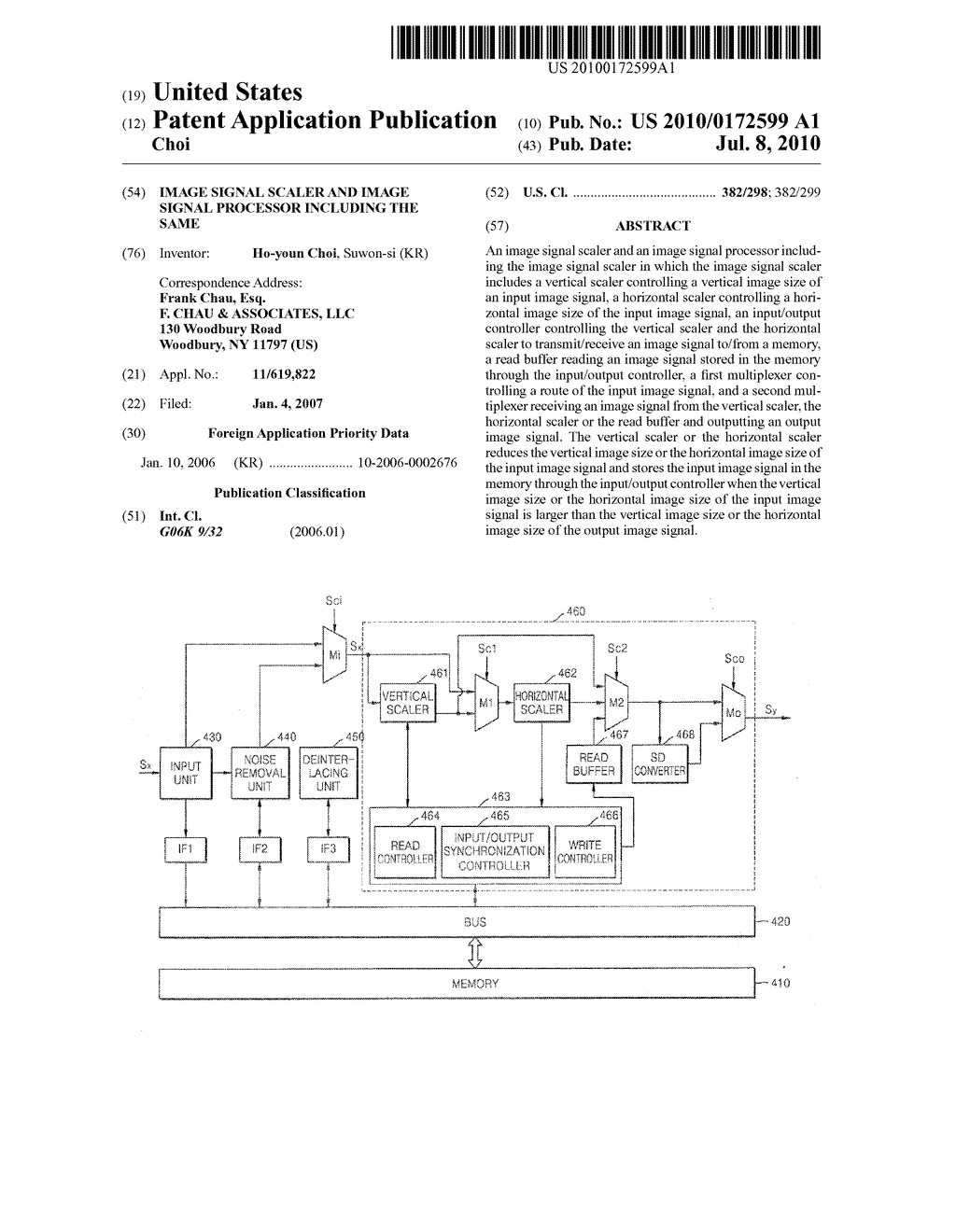 IMAGE SIGNAL SCALER AND IMAGE SIGNAL PROCESSOR INCLUDING THE SAME - diagram, schematic, and image 01