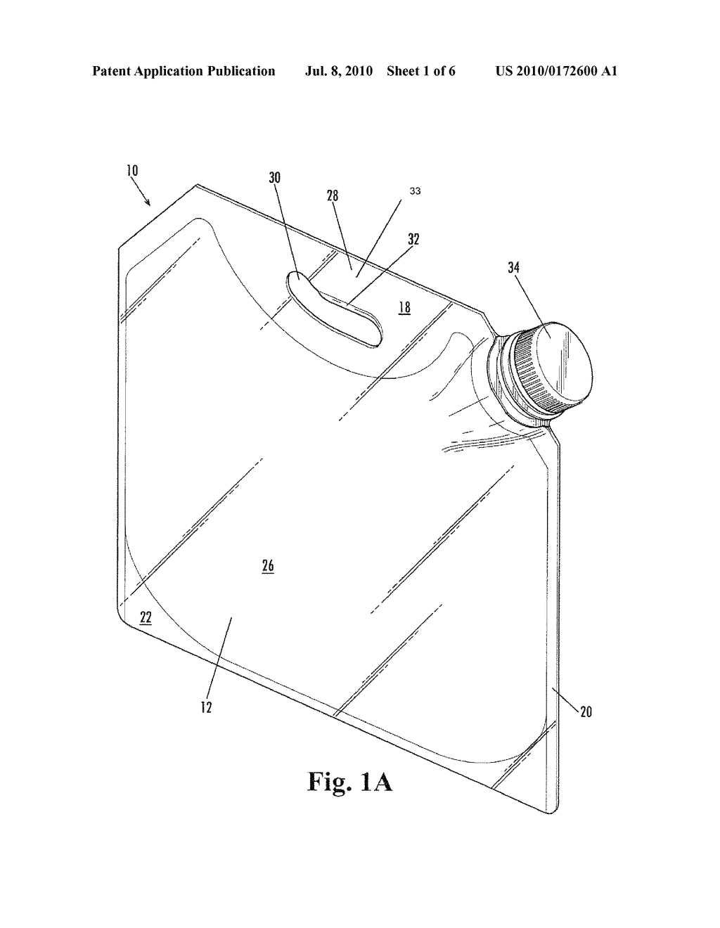 FLEXIBLE CONTAINER AND METHOD OF MAKING THE SAME - diagram, schematic, and image 02