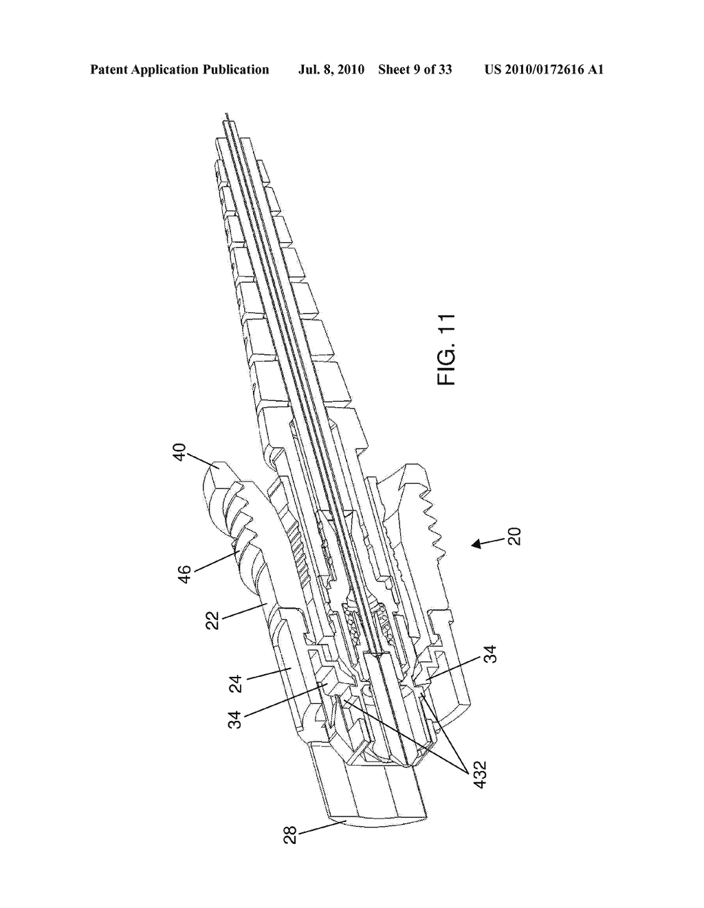 MECHANICAL INTERFACE CONVERTER FOR MAKING NON-RUGGEDIZED FIBER OPTIC CONNECTORS COMPATIBLE WITH A RUGGEDIZED FIBER OPTIC ADAPTER - diagram, schematic, and image 10