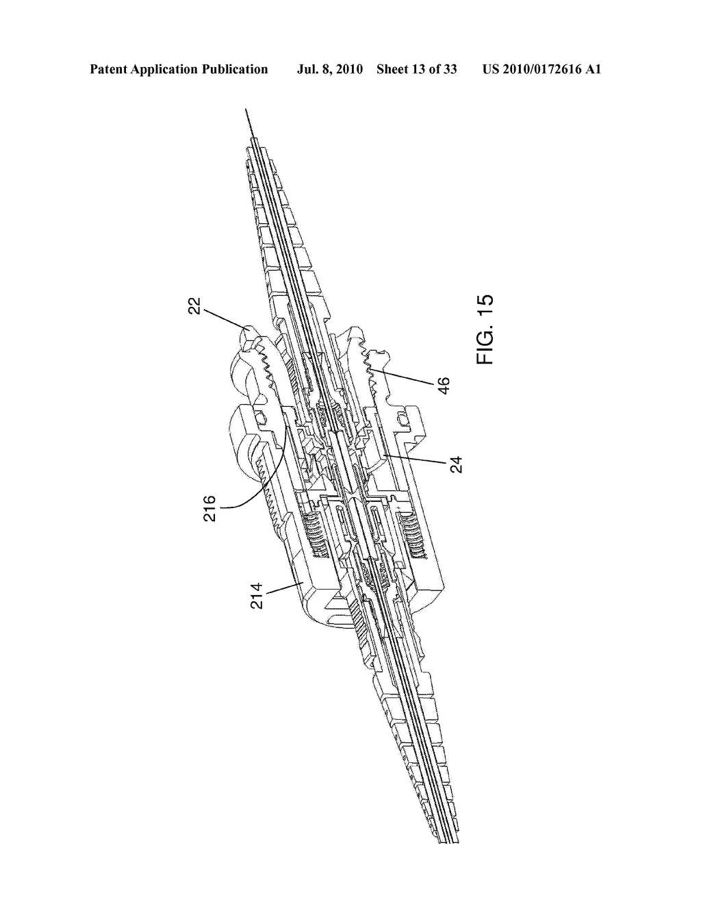 MECHANICAL INTERFACE CONVERTER FOR MAKING NON-RUGGEDIZED FIBER OPTIC CONNECTORS COMPATIBLE WITH A RUGGEDIZED FIBER OPTIC ADAPTER - diagram, schematic, and image 14