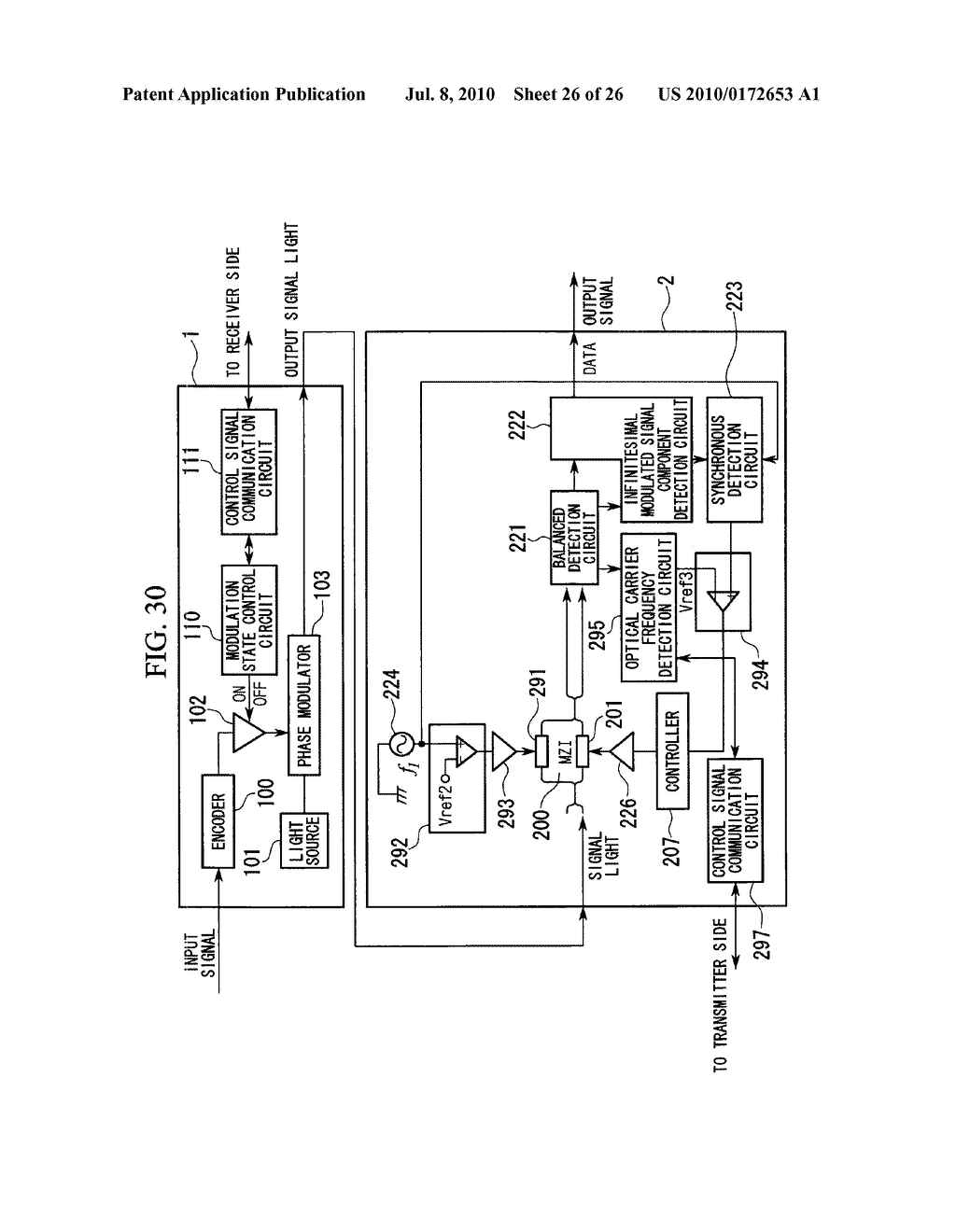 Optical Transmission System, Optical Transmitter for Optical Transmission System, and Optical Receiver for Optical Transmission System - diagram, schematic, and image 27