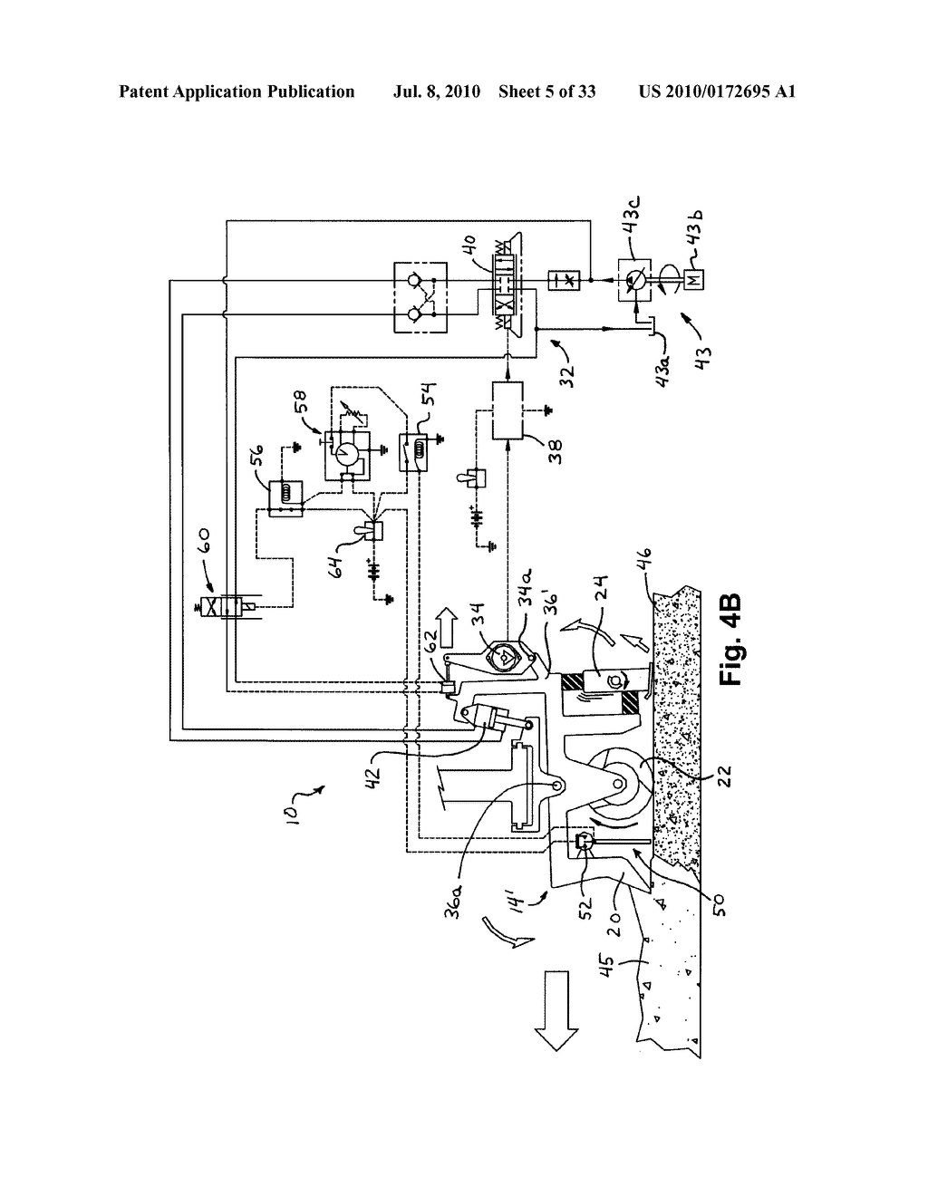 APPARATUS AND METHOD FOR IMPROVING THE CONROL OF A CONCRETE SCREED HEAD ASSEMBLY - diagram, schematic, and image 06