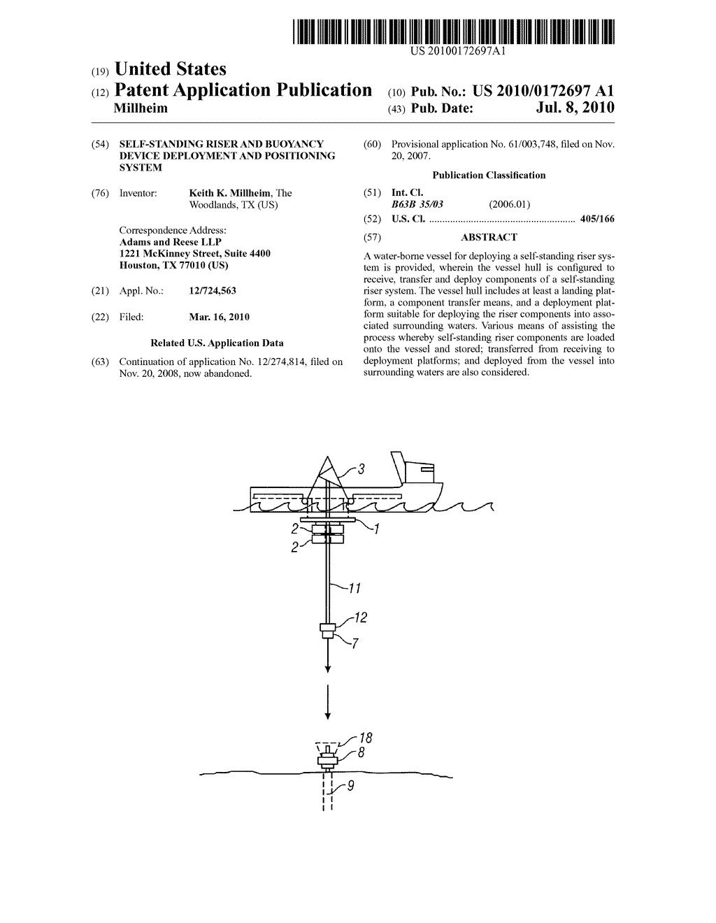 Self-Standing Riser and Buoyancy Device Deployment and Positioning System - diagram, schematic, and image 01